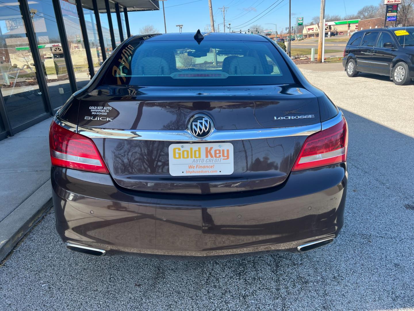 2015 Dark Chocolate Buick LaCrosse Leather Package (1G4GB5G31FF) with an 3.6L V6 DOHC 24V FFV engine, 6-Speed Automatic transmission, located at 1633 W Kimberly, Davenport, IA, 52806, (563) 323-5341, 41.559456, -90.598732 - Photo#4